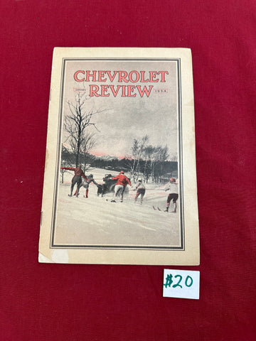 1924 CHEVROLET REVIEW BOOKLET