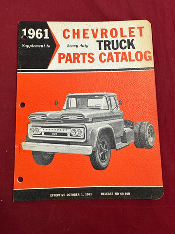 1961 CHEVROLET TRUCK PARTS CATALOG