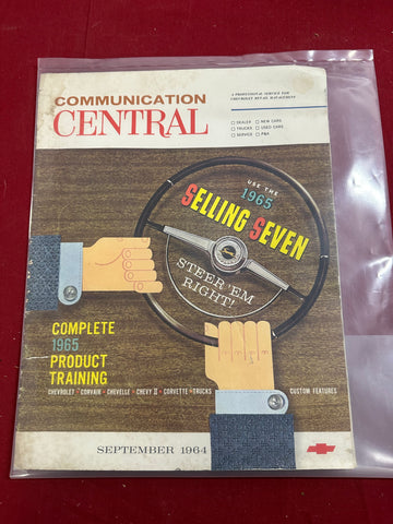 1965 CHEVROLET PRODUCT TRAINING COMMUNICATION CENTRAL CATALOG