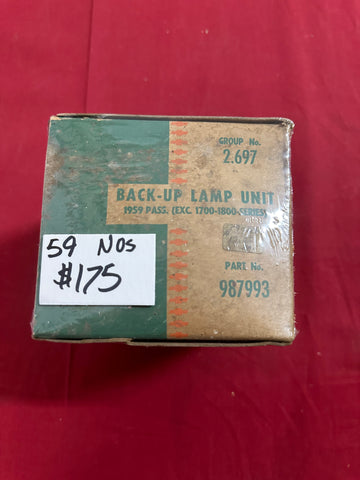 1959 CHEVROLET NOS BACK UP LAMP UNIT