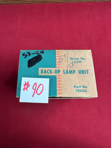 1953-54 CHEVROLET NOS BACK UP LAMP UNIT