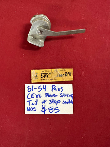 1951-54 CHEVROLET PASS EXC PB TAIL AND STOP SWITCH