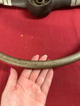 1949-50 CHEVROLET USED STEERING WHEEL WITH NOS HORN BUTTON AND REPO HORN RING