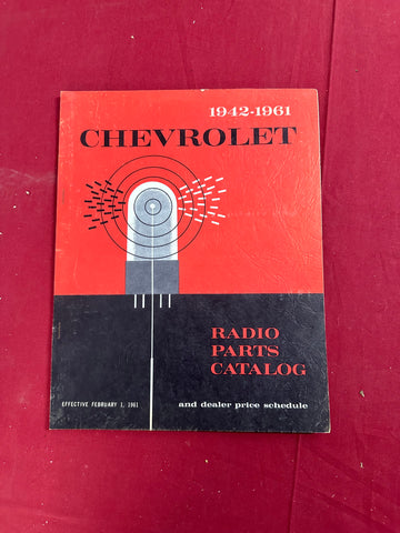 1942-61 CHEVROLET RADIO PARTS CATALOG