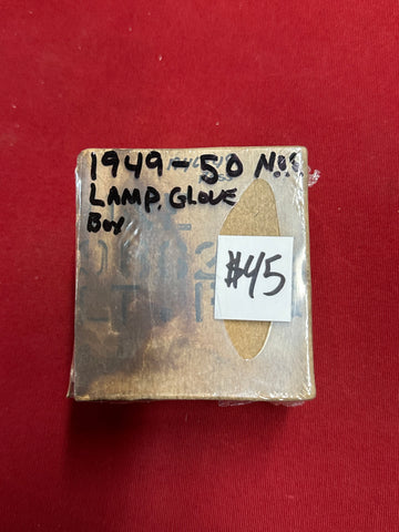 1949-50 CHEVROLET NOS GLOVE BOX LAMP