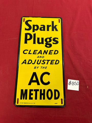 SPARK PLUG AC METHOD SIGN