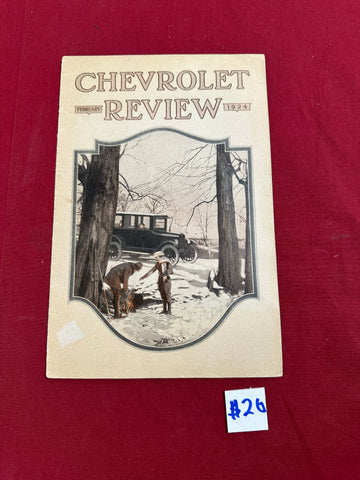 1924 CHEVROLET REVIEW BOOKLET