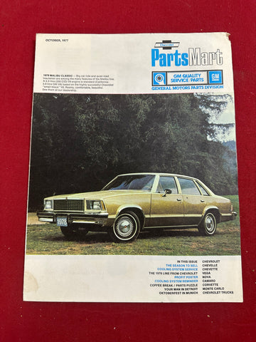 1977 CHEVROLET PARTSMART CATALOG