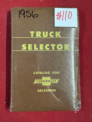 1956 CHEVROLET TRUCK SELECTOR CATALOG