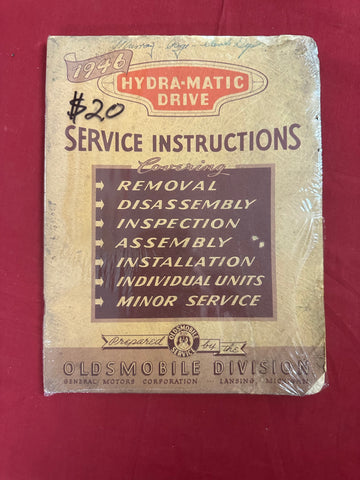 1946 OLDSMOBILE SERVICE INSTRUCTIONS