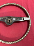 1949-50 CHEVROLET USED STEERING WHEEL WITH NOS HORN BUTTON AND REPO HORN RING