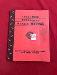 1935-36 CHEVROLET NOS REPAIR MANUAL