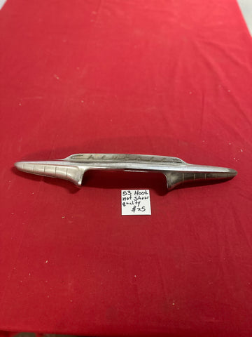 1953 CHEVROLET HOOD EMBLEM NOT SHOW QUALITY