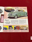 1940 CHEVROLET NOS CONVERTIBLE CABRIOLET AND STATION WAGON BOOKLET