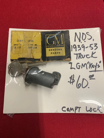 1939-53 GMC TRUCK NOS LOCK AND KEYS