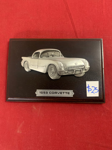 1953 CHEVROLET CORVETTE PLAQUE