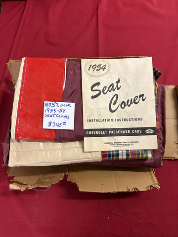 1954 CHEVROLET NOS TWO DOOR SEAT COVERS