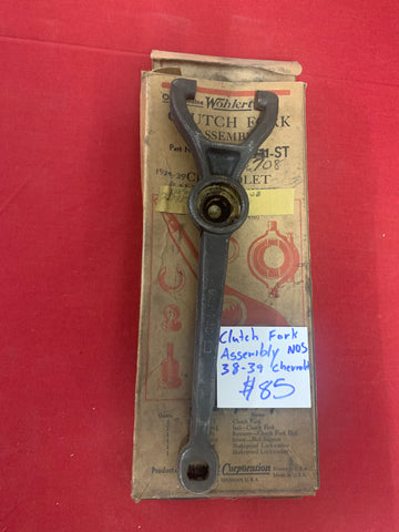 1938-39 CHEVROLET WOHLERT NOS CLUTCH FORK ASSEMBLY