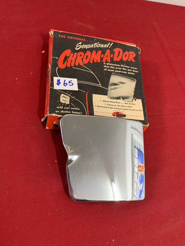 CHROM A DOR VINTAGE ACCESSORY GAS TANK DOOR