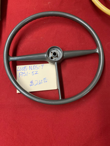 1951-52 CHEVROLET NOS? STEERING WHEEL WITH NO CRACKS BUT BEAR AROUND A LITTLE