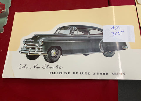 1950 CHEVROLET ORIGINAL FLEETLINE COUPE POSTER