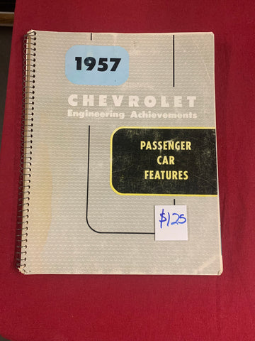 1957 CHEVROLET ENGINEERING ACHIEVEMENTS BOOK