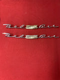 1959? CHEVROLET NOS FRONT FENDER EMBLEM