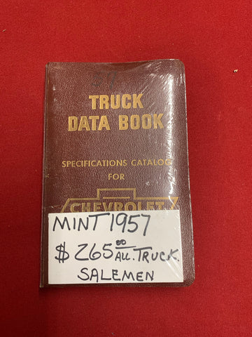 1957 CHEVROLET TRUCK SALESMAN BOOK