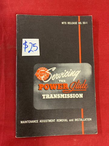 1950 CHEVROLET POWER GLIDE TRANSMISSION SERVICE BOOK