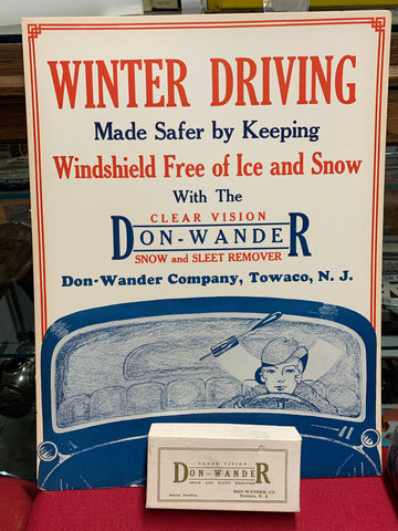 WINDSHIELD WASHER SAFETY DISPLAY BOARD AND BOX