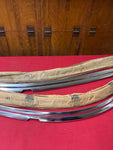 1957 CHEVROLET NOS WINDSHIELD MOLDINGS CUT OUT FOR WIPER TRANSMISSION