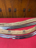 1957 CHEVROLET NOS WINDSHIELD MOLDINGS CUT OUT FOR WIPER TRANSMISSION