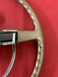 1949-50 CHEVROLET USED STEERING WHEEL WITH NOS HORN BUTTON AND REPO HORN RING