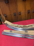 1957 CHEVROLET NOS WINDSHIELD MOLDINGS CUT OUT FOR WIPER TRANSMISSION