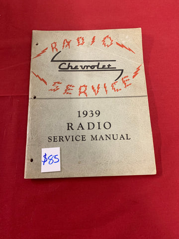 1939 CHEVROLET RADIO SERVICE MANUAL