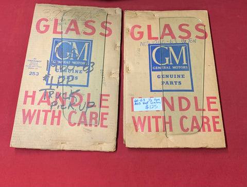 1960-63 CHEVROLET NOS 1/2 TON VENT WINDOW GLASS