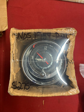 1958 PONTIAC NOS CLOCK