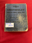 1929-46 CHEVROLET MASTER PARTS PRICE LIST